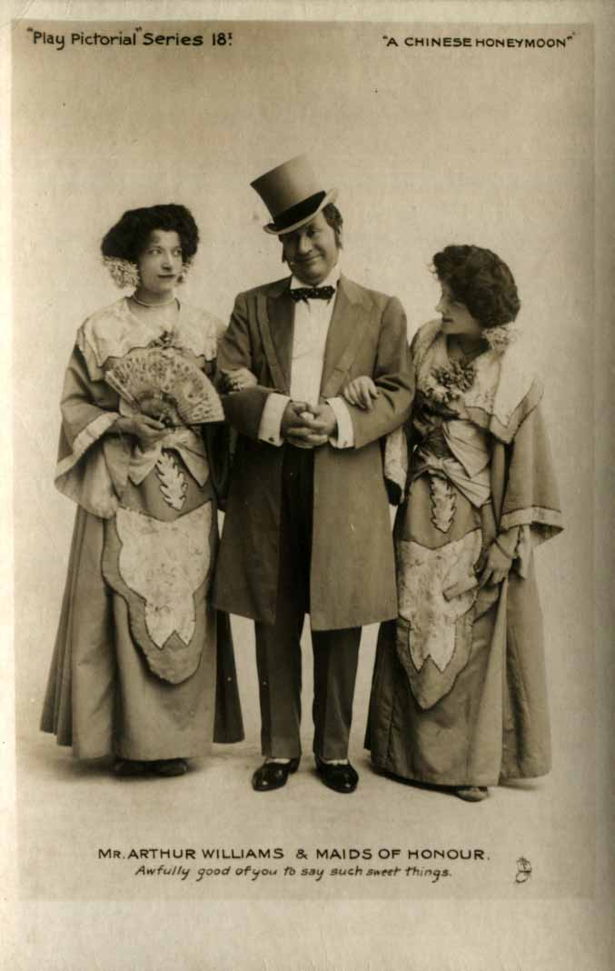 A Chinese Honeymoon. Mr Arthur Williams and Maids of Honour